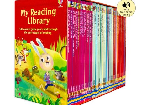 The Usborne Reading Collection 50 Books Box Set (with Free Audio Online) - Ages 5+ - Paperback For Cheap