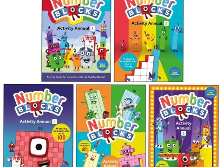 Numberblocks Fun Activity Annuals 1-5 Collection: 5 Books Set By Sweet Cherry Publishing - Ages 4+ - Paperback Online