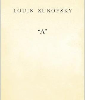 Louis Zukofsky:  A  [2011] paperback For Discount